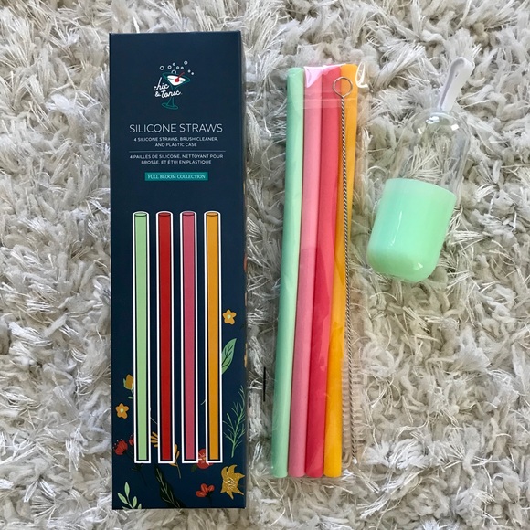 Chic and Tonic Silicone Straws and Brush Cleaner - Picture 3 of 4